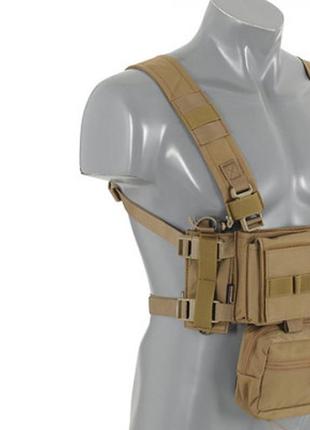 Розвантажувальний жилет emerson chest rig micro mk3 coyote brown3 фото