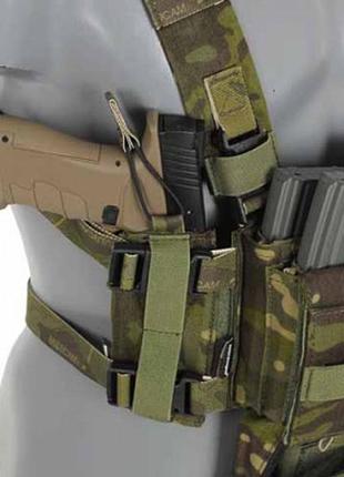 Розвантажувальний жилет emerson chest rig micro mk3 coyote brown9 фото