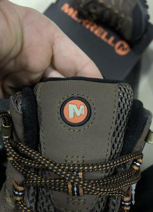 Водостійкі тактичні трекінгові кросівки ботинки merrell moab 2 mid gore tex6 фото