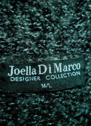 Теплый вязаный  длинный коллекционный  кардиган joella di marco4 фото