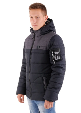 Зимняя  комфортная куртка для мальчиков "бостон", размеры на рост 134 - 1583 фото