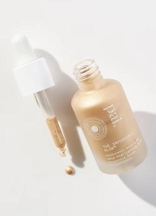 Рідкий хайлайтер pai skincare the impossible glow hyaluronic acid highlighting drops краплі хайлайтер у відтінку champagne 10ml