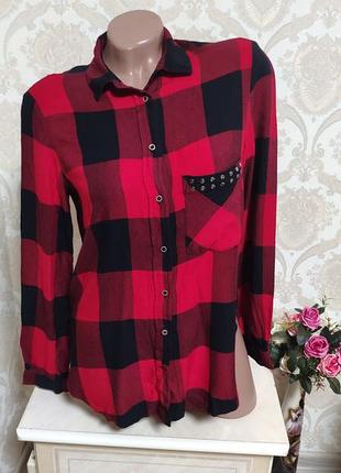 Шикарная рубашка из вискозы zara