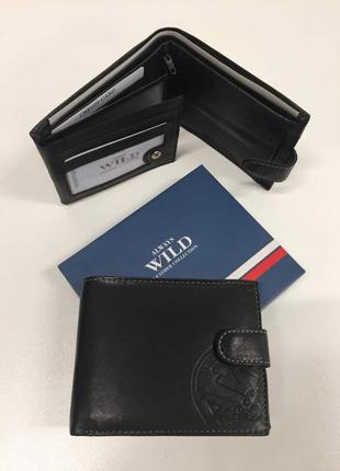 Чоловічий шкіряний гаманець wild n992l-wcn