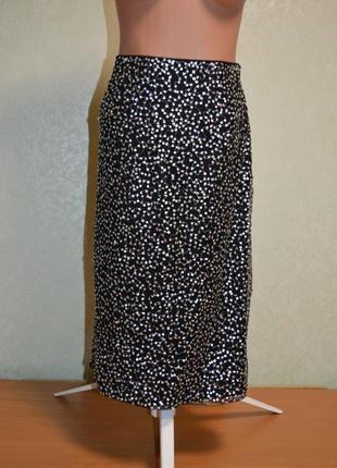 Праздничная юбка спідниця карандаш сетка в паетки и стеклярус, 12/40 (1360)