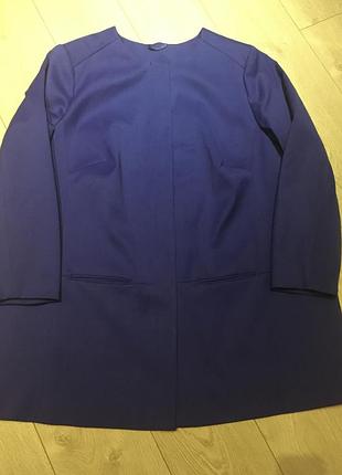 Синій кардиган піджак великого розміру balsamik