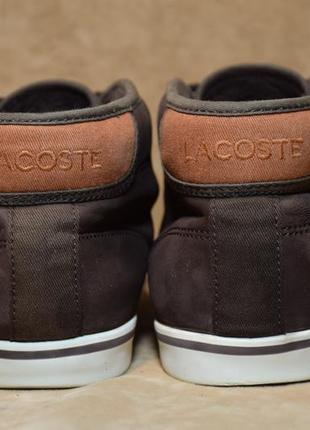 Ботинки lacoste ampthill pw кроссовки кеды зимние. таиланд. оригинал. 44 р./28 см.3 фото