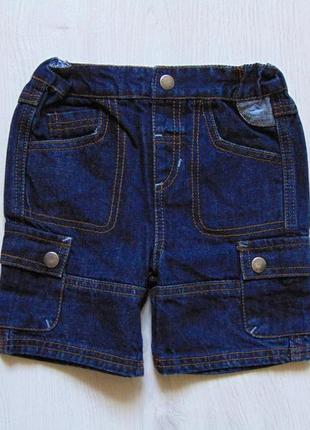 Стильні джинсові шорти для хлопчика. jojo maman bebe. розмір 12-18 місяців, будуть довше