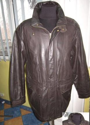 Утеплённая кожаная мужская куртка c.a.n.d.a., c&a. лот 3352 фото