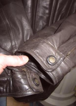 Утеплённая кожаная мужская куртка c.a.n.d.a., c&a. лот 3355 фото