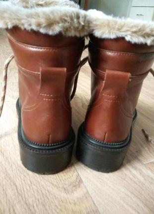 Кожаные ботинки евро / деми