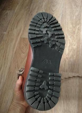 Кожаные ботинки евро / деми