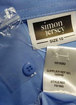 Блузка simon jersey, 35% хлопок, l. новая!4 фото