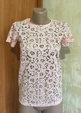 Нежная персиковая футболка!!