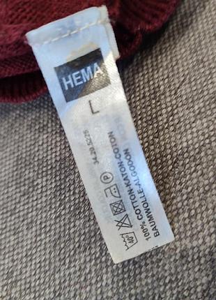 Мужской свитер джемпер hema 5
