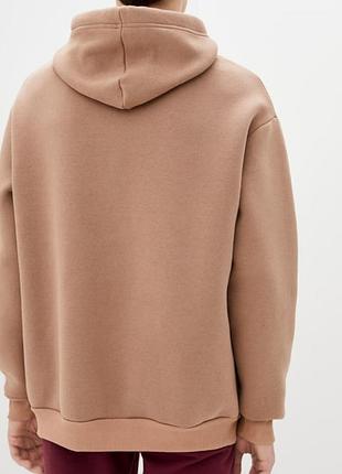 Теплый худи оверсайз кроя 2