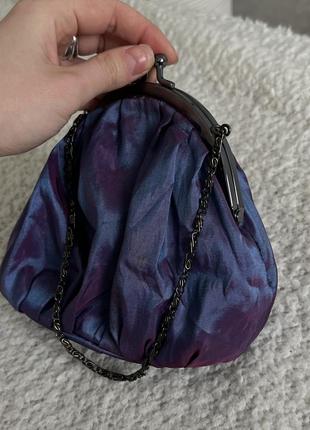 Розкішна перламутрова сумочка клатч