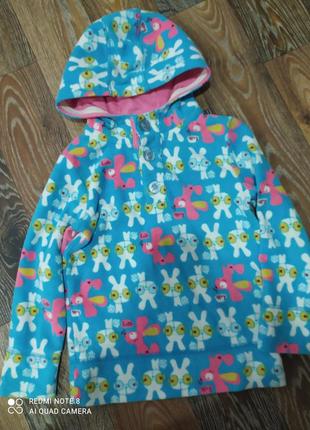 Флисовая кофточка на 6 лет