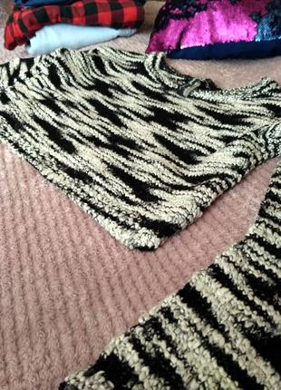 Стильный укороченный свитер stradivarius. размер s( подойдёт на m)4 фото