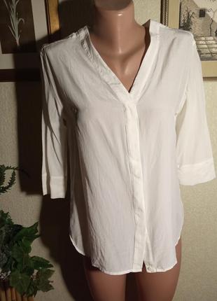 Блуза, шовк, бавовна.1 фото