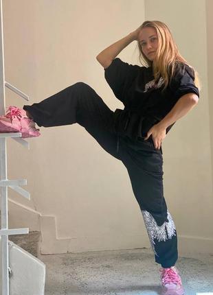 Жіночий костюм palm angels чорний 15020