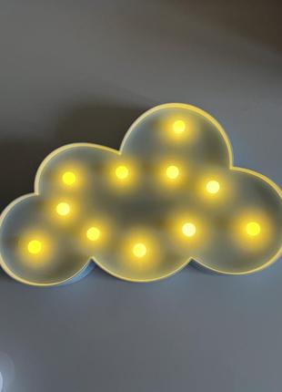 Лед світильник-нічник хмаринка2 фото