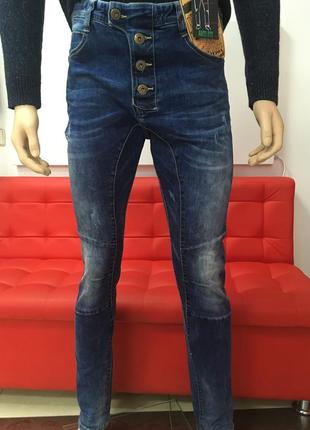 Стильні чоловічі джинси з високою посадкою від mod р-32/342 фото