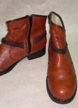 Новые тепленькие ботинки rieker, 39 р.3 фото
