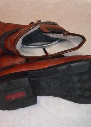 Новые тепленькие ботинки rieker, 39 р.4 фото