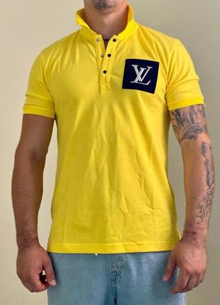 Чоловіча футболка жовта 15054