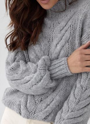 Теплый женский свитер полушерстяной  ⁇  теплый женский свитер полушерстливый6 фото