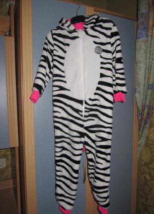 Кигуруми домашний костюм слип комбинезон пижама primark 116 см1 фото