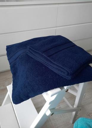 Набор полотенец синий баня+лицо