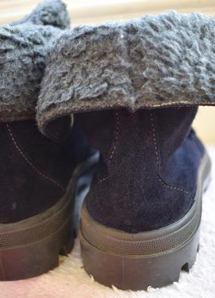 Замшевые зимние ботинки кеды полусапоги tamaris р. 41 26,5 см8 фото