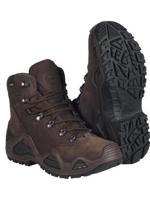 Ботинки черевики середні lowa z-6s gtx c tf темно коричневі лова з6 lowa z6 s dark brown черевики z 6/ z-6/z6s/z 6n/z-6 s/z6