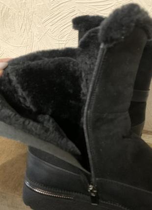 Зимові чобітки сапожки ботинки6 фото