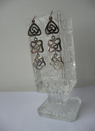 Серьги серебряные 5
