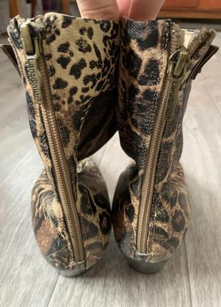 Вінтажні ботинки ботільйони леопард3 фото