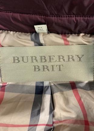 Женское пуховое пальто в стиле burberry (100% пух, перо)6 фото