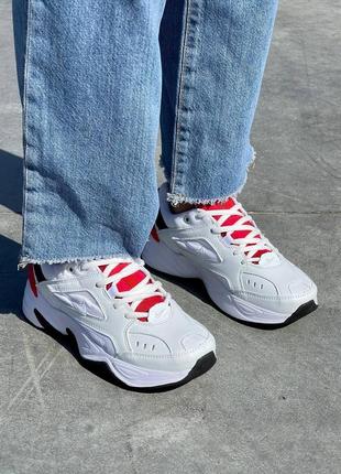 Кросівки жіночі  nike m2k tekno ‘white red’2 фото