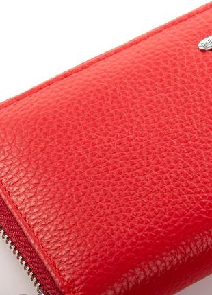 Женский кожаный кошелек портмоне клатч кожаный3 фото