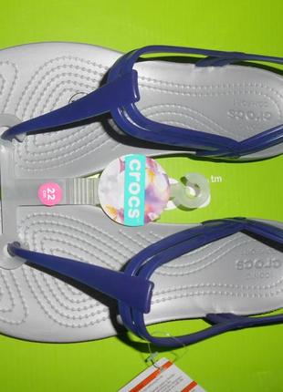 Сандалі crocs strap jelly р. w6-24см. оригінал3 фото