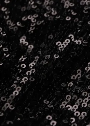 Леггінси h&m чорні з пайетками на новий рік, святкові та стильні4 фото