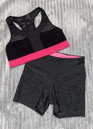 Спортивный набор на пол денс или в зал хс xs женский подростковый