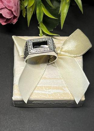 Срібна чоловіча печатка, 18,5 розмір