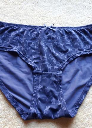 Нові сірі з візерунком трусики сліпи м/10/38/46 c&a lingerie