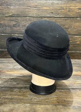 Стильний фетровий капелюх c&a, чорний2 фото