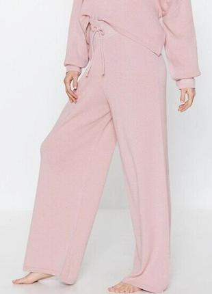 Мега классные вязаные широкие штаны акрил nasty gal 💜❄️💜