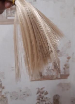 Штучне русяве волосся для ляльок ляльки2 фото