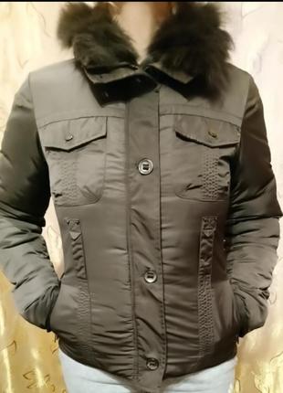 Куртка женская silvian heach. мех писец